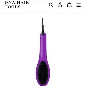 DNA Hair Tools Purple Thermal Brush